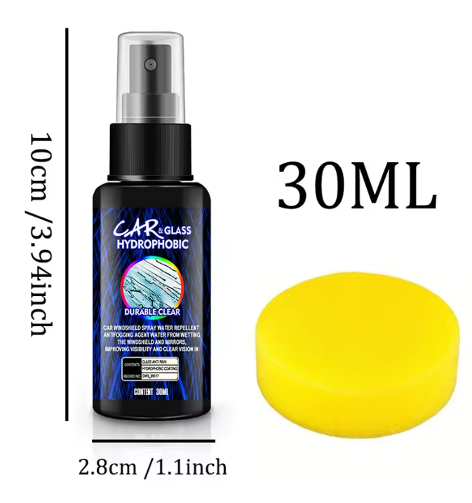Spray Hidrofob pentru Parbriz – Vizibilitate Perfectă pe Ploaie